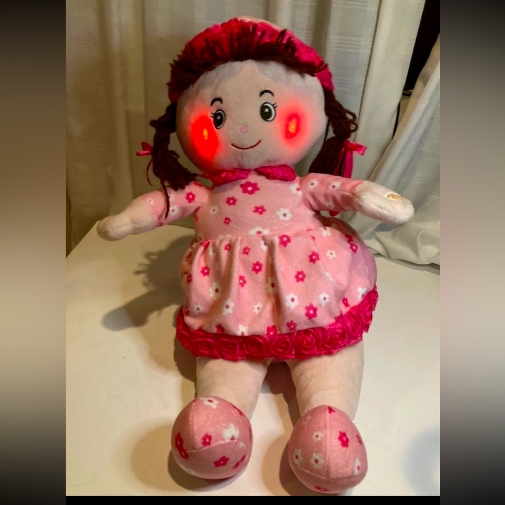 Musical light up plush doll 20”